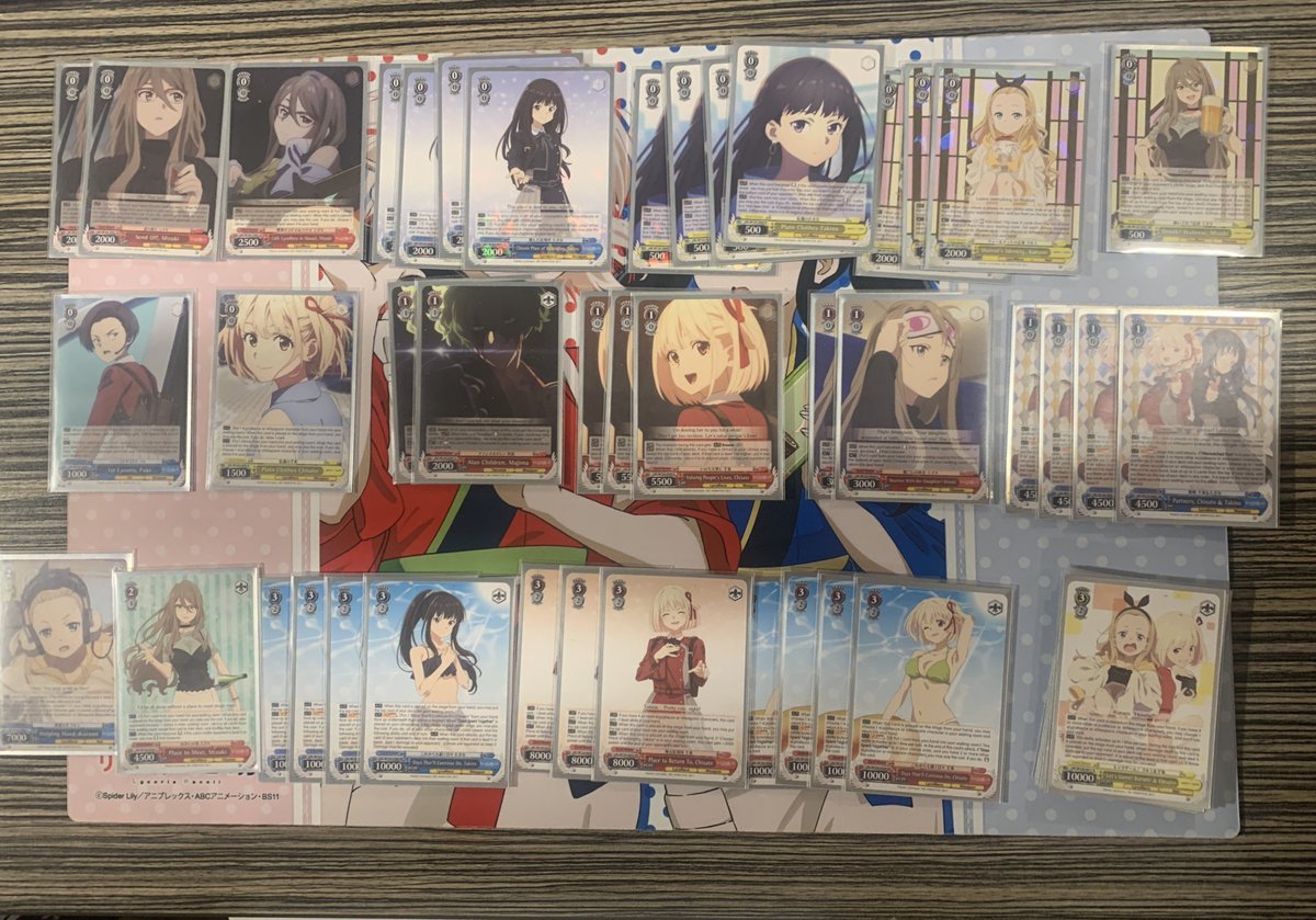IanTCG (Local tournament) | 18/05/2024
#ws2tcg #wstcg #WS 

5 Players, 3 Rounds Swiss
1st: <a href="/Vinceptor_/">Vinceptor</a> | Chainsaw Man (SS/Bar)
2nd: <a href="/Ryoomara/">Dylan | Ryoo</a> | Frieren (8 Pants)
3rd: Martijn | Mushoku (8 Standby)
4th: <a href="/ws_fronofroon/">Francis Ho</a> | Lycoris Recoil (Pants/Door)