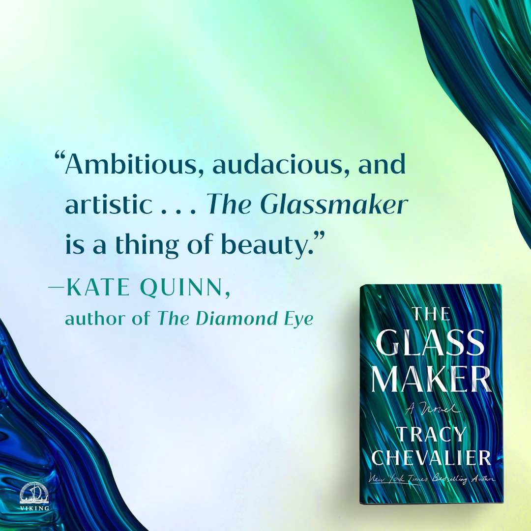 Get ready for an 'ambitious, audacious, and artistic' (@KateQuinnAuthor) new novel from New York Times bestselling author @Tracy_Chevalier! Learn more about THE GLASSMAKER, on sale June 18: bit.ly/4dE2XAq