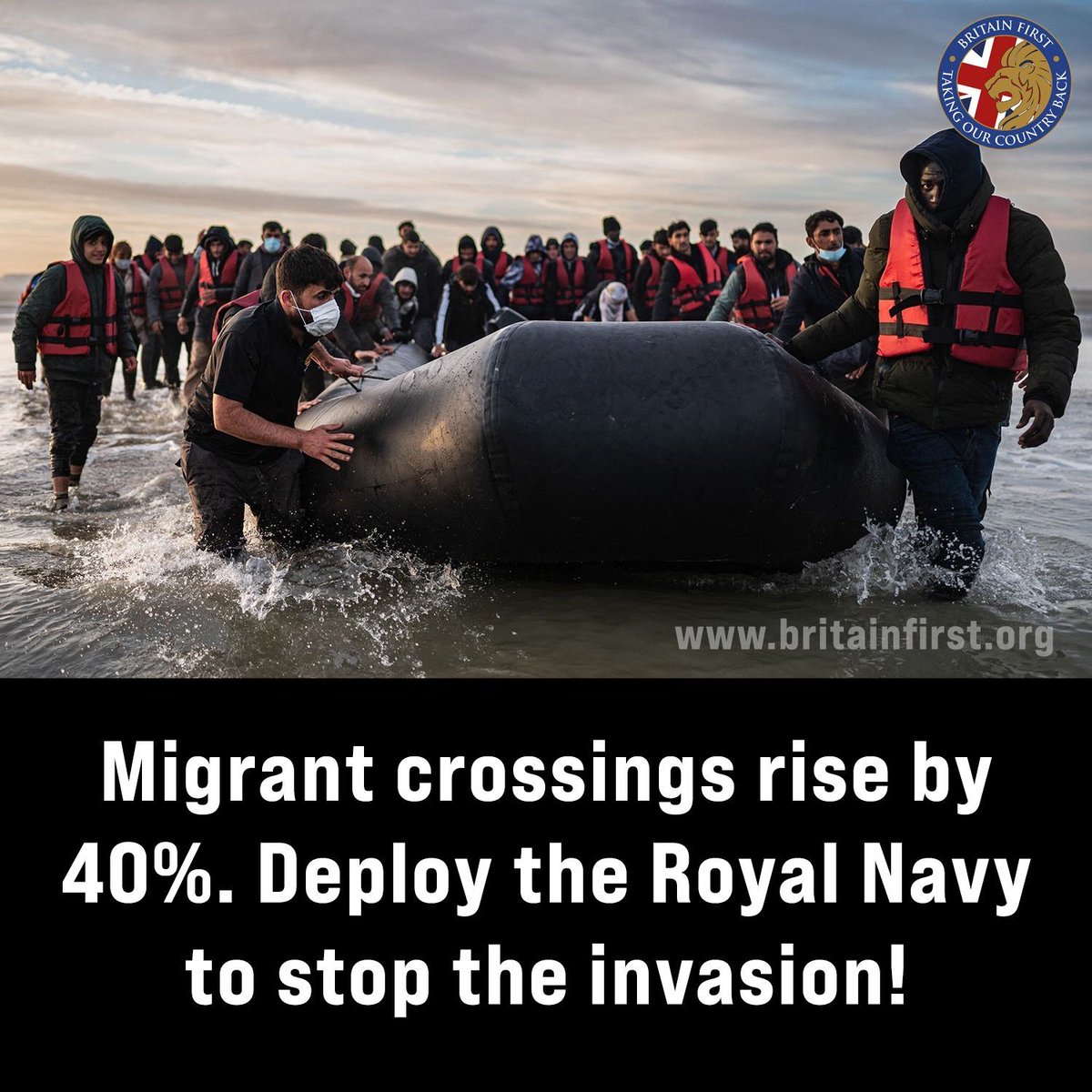 We have a Navy at our disposal. Do you think the Navy should be deployed to stop foreign invaders?