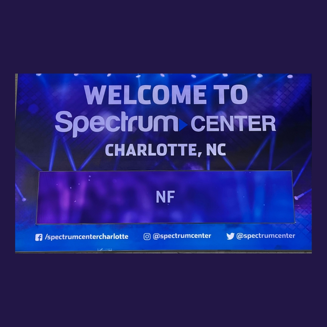 NF TONIGHT! 🤩Arrive early to avoid lines🚶🏽‍♀️🚶🏽 🚪Doors: 7pm 🎤Show: 8:30pm 🚙 @parkmobilellc 👜🎒Exceptions will be made for bags or purses smaller than 10”X10”X4” 🎟️5th Street: 4:30pm – Close Trade Street: 6pm – Close All times subject to change without notice