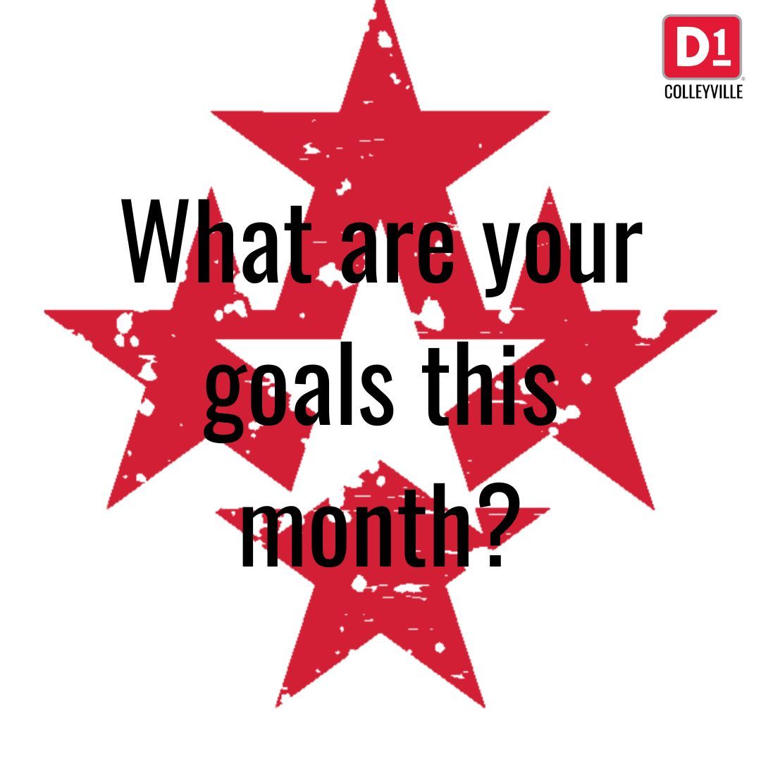 What are your goals for this month? 

It's always good to write down and keep track of your goals!