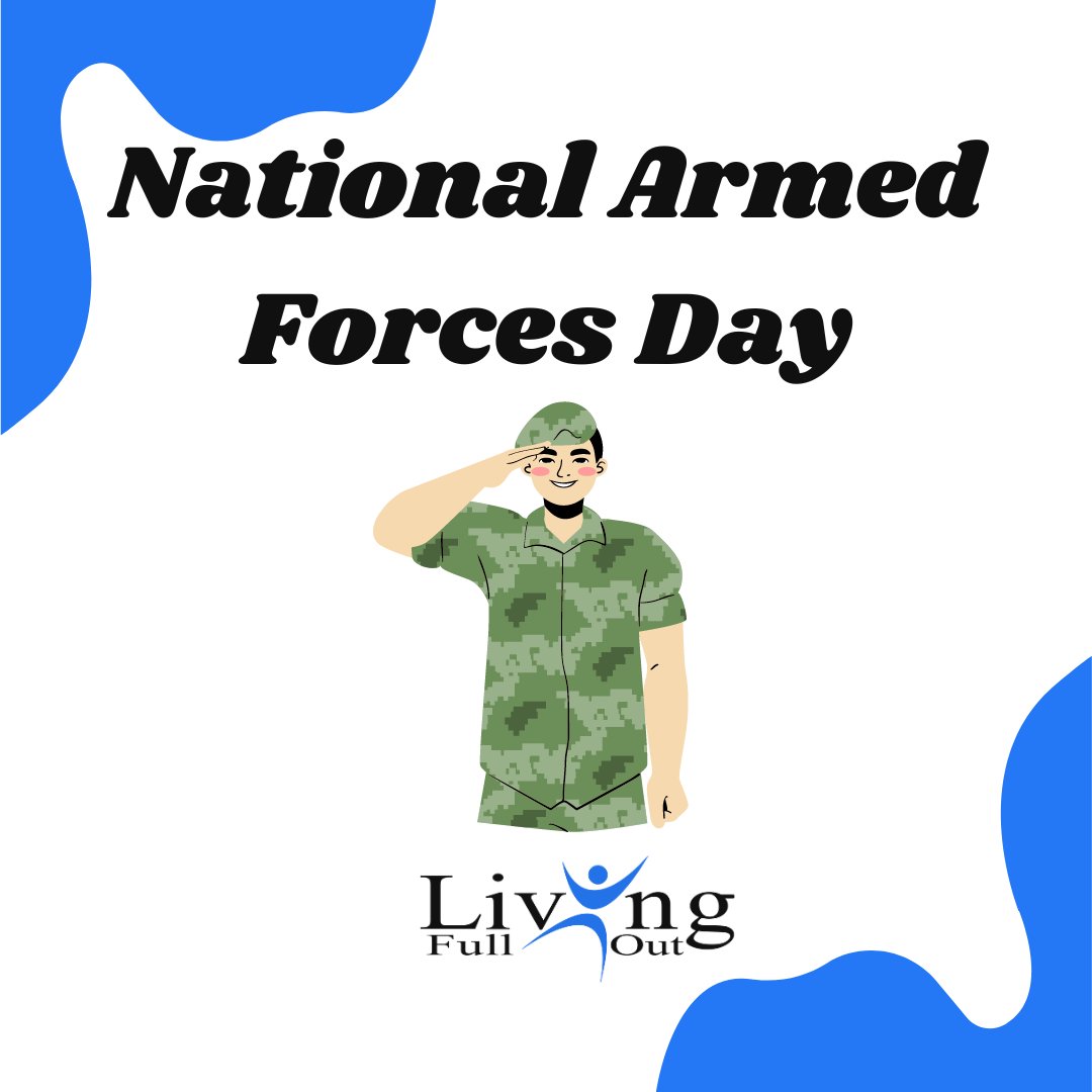 Today is #NationalArmedForcesDay, so offer your thanks to a service member.  It brings me great joy to say, “Thank you for your service to those that give us freedom.” Leave a comment if you're a veteran. #NancySolari #LivingFullOut #CelebrateEveryDay