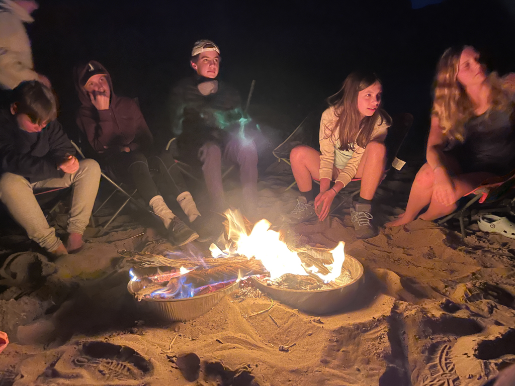 Students traveled to places all across the US for the May Experiential Learning Program. On the New Mexico: Paddle, Pedal, and Saddle MELP, the group explored New Mexico by foot, boat, horseback, and mountain bike and gathered around the campfire to watch the stars appear.