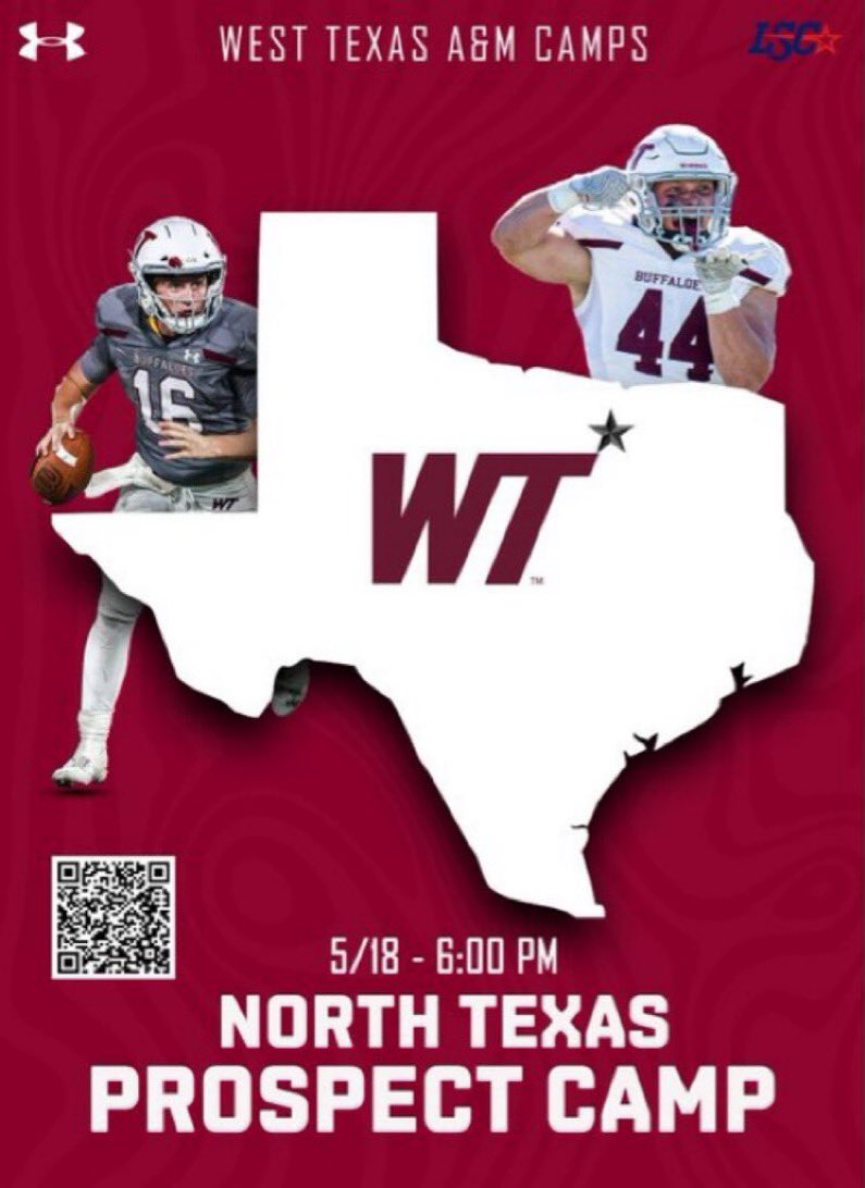 🚨🚨West Texas A&M Football🚨🚨 🏈Camp Season🏈 Great Camp in Austin this morning!!! Dallas Area Here We Come!!! Mesquite Memorial Stadium ****Walk up's are still welcome at check-in**** Check-in Starts at 5:15pm Tonight!!!