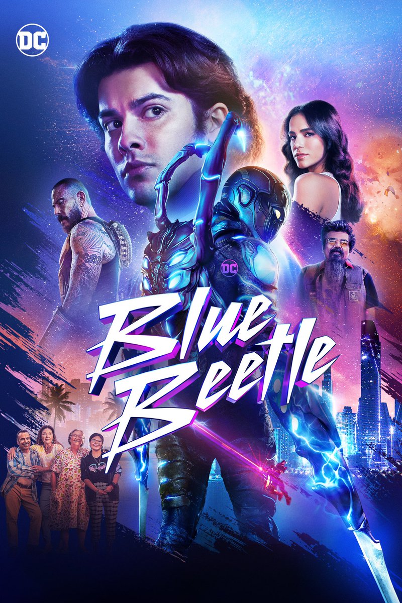 Was watching Blue Beetle. It offers fun, heartfelt action and comedy. #BlueBeetle #ÁngelManuelSoto #XoloMaridueña #AdrianaBarraza #DamiánAlcázar #RaoulMaxTrujillo #SusanSarandon #GeorgeLopez