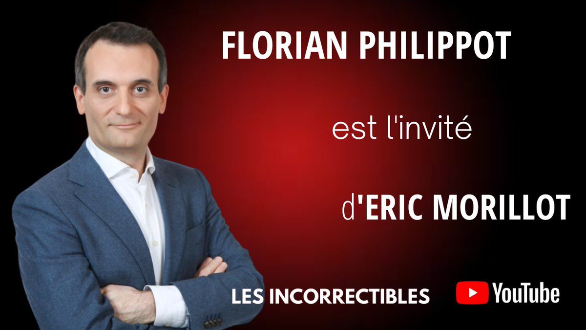 🔴 CE DIMANCHE 19 MAI À 18H ! ⤵️ youtu.be/XDTBGfLeQ10?si… À trois semaines des élections européennes, l’invité d’@EricMorillot ds les @Incorrectibles sera @f_philippot ! L’union des souverainistes peut-elle encore avoir lieu ? Réponse demain à 18h avec le président du parti