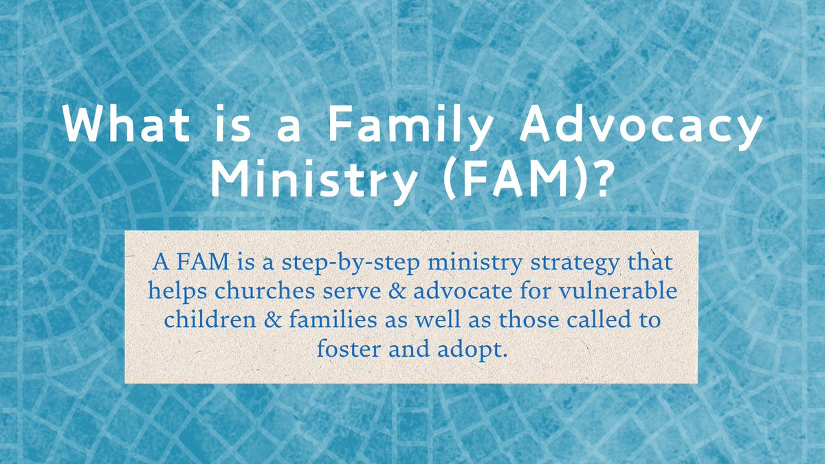 Foster care is hard work! In fact, the national average of families who continue fostering after their first year is about 50%, but when supported by a Family Advocacy Ministry (FAM), 90% continue fostering into a second year. Learn more ⤵️ bit.ly/3JB2l0J