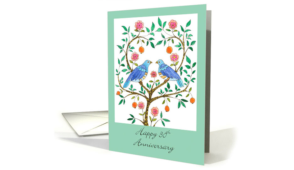 30th Anniversary Blue Doves card (555739) greetingcarduniverse.com/anniversary-we… 
#Anniversary #30th #greetingcards