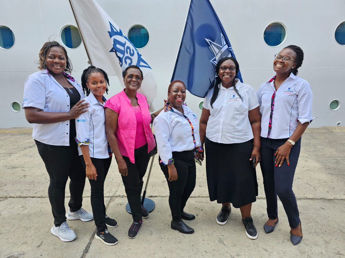 KenyaWomesa's tweet photo. There's no limit to what a woman can achieve at sea." - Unknown #WomenInMaritime
#InternationalDayForWomenInMaritime
#SheMakesWaves
#KenyaWoMesa #BreakingNews‌ #Lenanaschoolprimary #RigathiGachagua #Bettykyalo #Kairo https://t.co/ReqEWtaIrI
