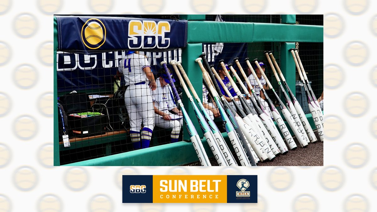 𝗔𝗟𝗟-𝗥𝗘𝗚𝗜𝗢𝗡 𝗔𝗖𝗖𝗢𝗟𝗔𝗗𝗘𝗦. #SunBeltSB ranks sixth among conferences nationally with 19 individuals on the 2024 @NFCAorg All-Region Teams. ☀️🥎 📰 » sunbelt.me/3QOw2PC