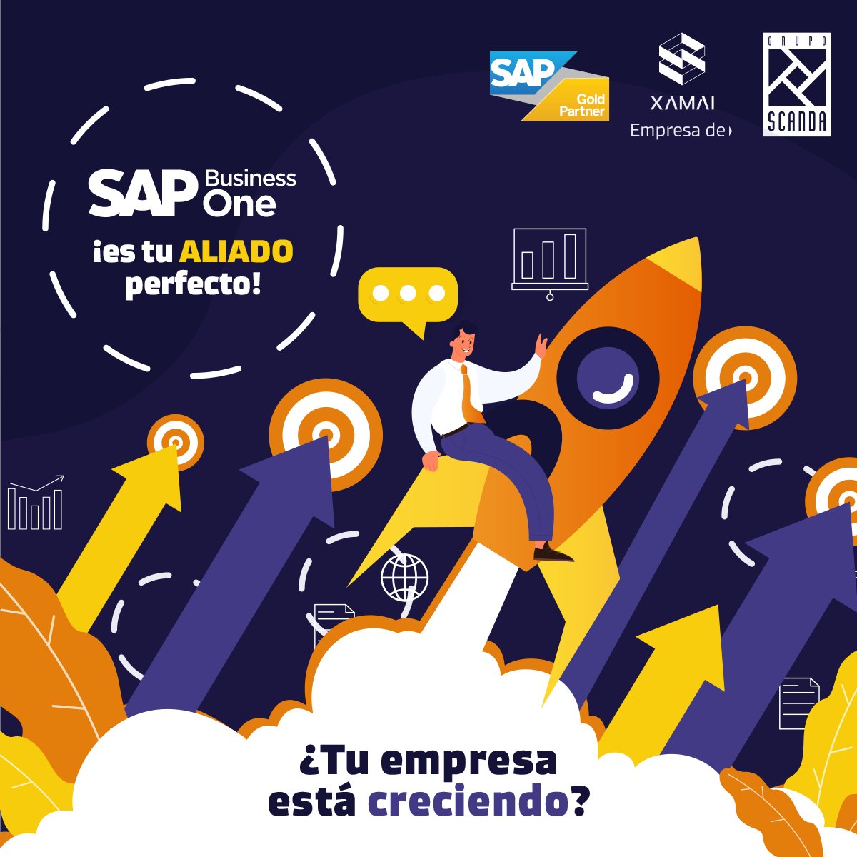 El crecimiento de una empresa siempre ""duele"", pero SAP Business One es la clave para ayudarte a controlar tus finanzas, mejorar tu relación con los clientes, optimizar tu inventario y mucho más💻📈.
Más información aquí👉: hubs.la/Q02xkQqT0

#SAPB1 #GestiónEmpresarial