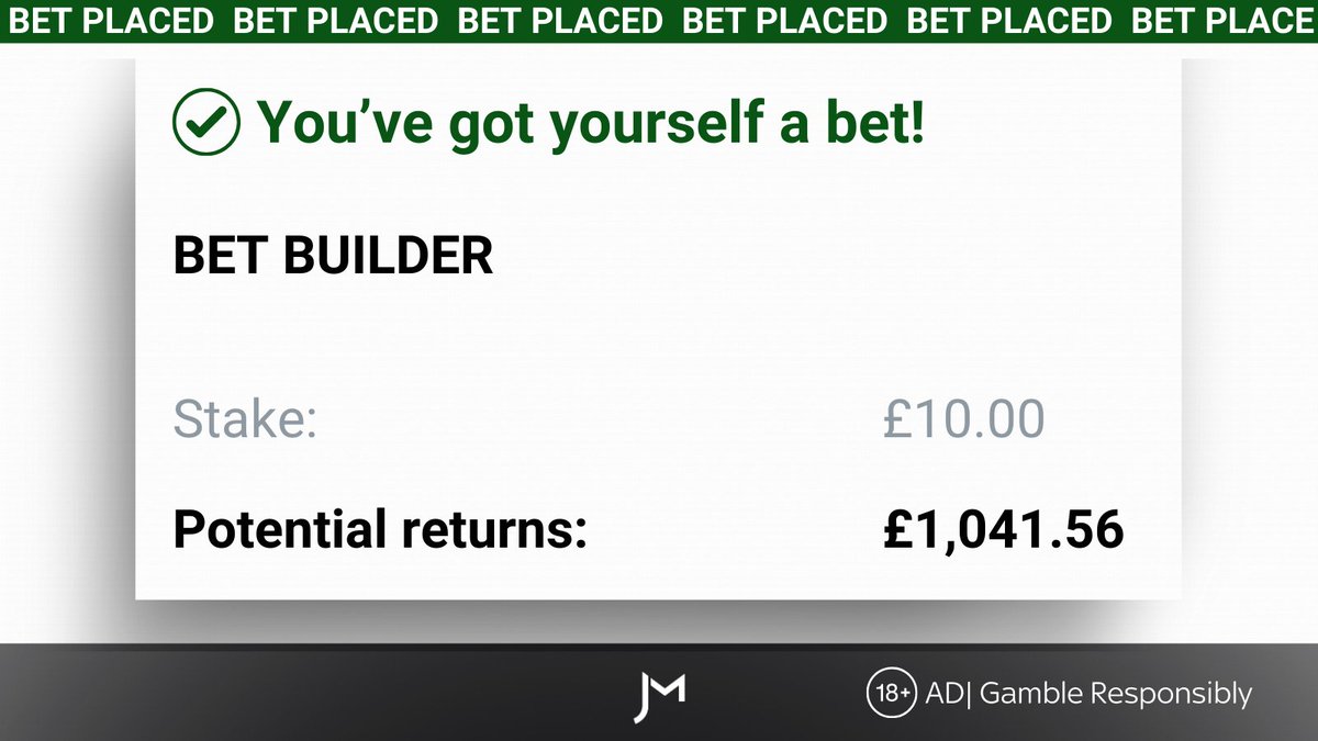 My famous 100/1 mega Acca for the last day of the Premier League has been placed... ✅ 

I'll post all the stats etc. to back this up too...

Who wants an early look at it?

Smash LIKE❤️ and if enough are keen, I'll get it posted today!