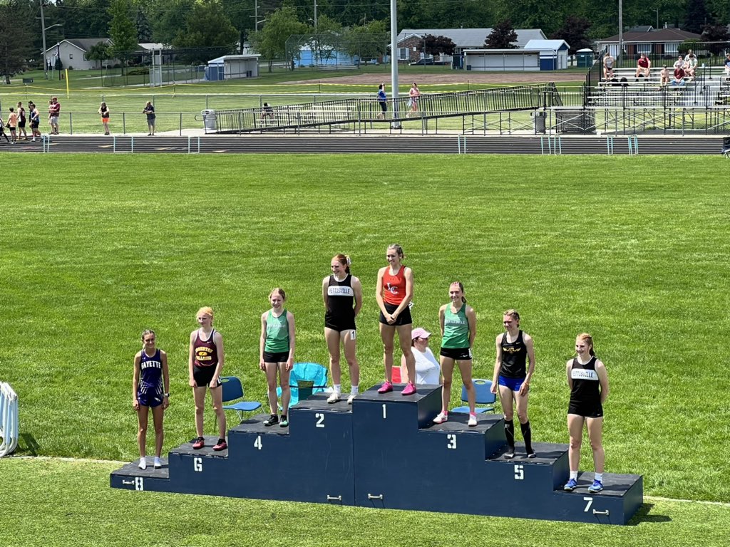 Congratulations to Miriam Fowler on your fifth place finish in the 800m at the District meet today.