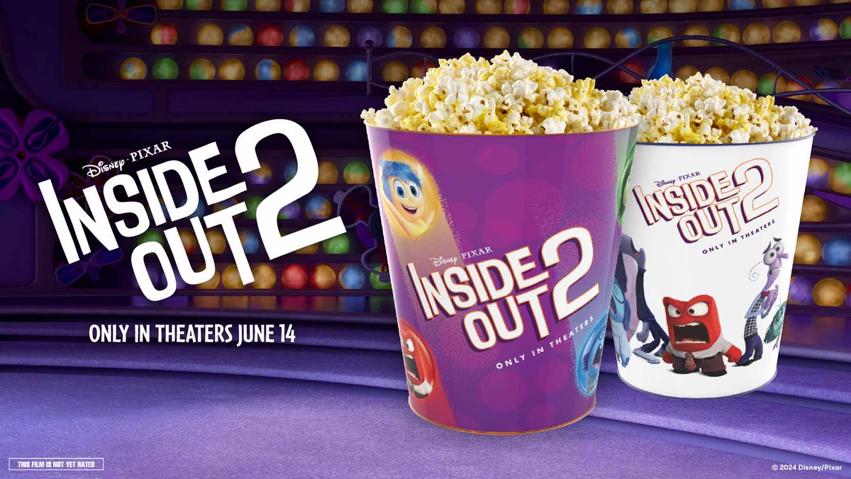 #InsideOut2 Souvenir Popcorn from Cinemark