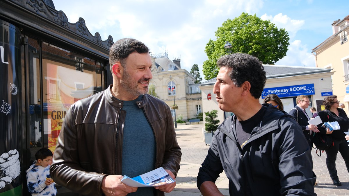 Ce matin aux cotés des militants de la #MajoritéPrésidentielle de #FontenayAuxRoses pour présenter le projet de la liste @BesoindEurope avec @ValerieHayer @MoDem92 @HorizonsFAR92 @RE_HautsdeSeine @laurent_vastel @claudineanton2 @CaroleGuillerm @DespinaBekiari @UDI_FAR