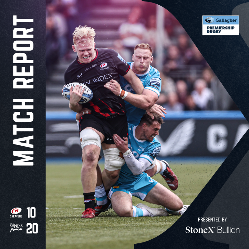 🗞️ | Sarries suffocated by Sale.

Read our report 👇

#YourSaracens💫 
#SARvSAL
@stonexbullion