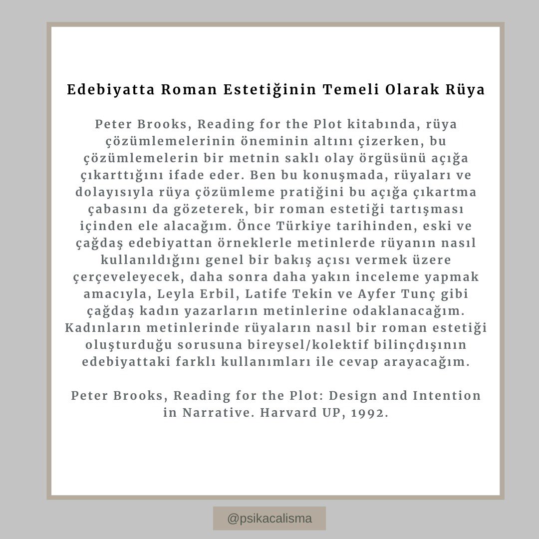 Psikanaliz Çalışmaları Derneği'nin ‘’Kavramları Yeniden Okumak-3, İmge işleyişi olarak Rüya’’ toplantısı 9 Haziran 2024 Pazar günü Arel Üniversitesi Cevizlibağ yerleşkesinde düzenlenecektir. 

Katılım formu: docs.google.com/forms/d/e/1FAI…
.
.
#psikanaliz #psikoloji #psikiyatri
