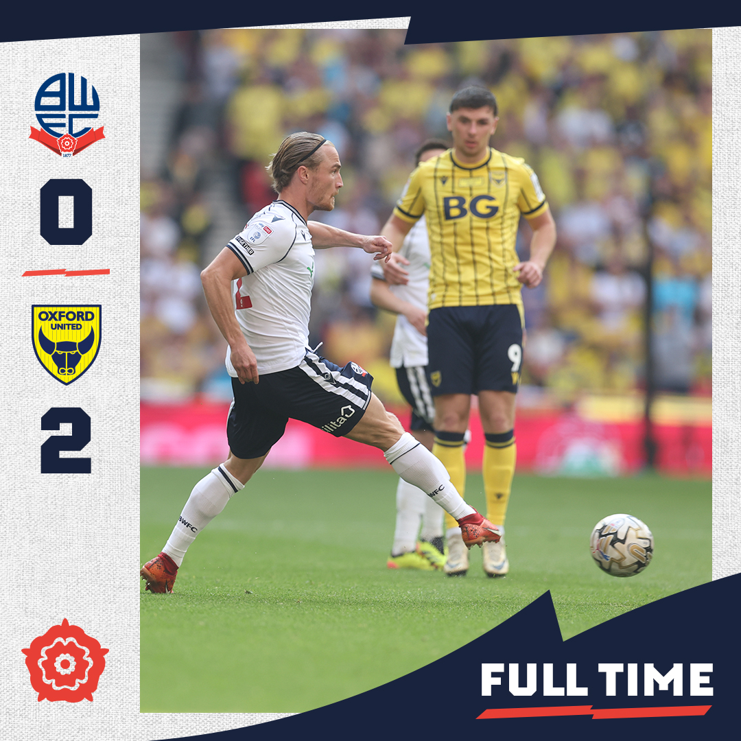 It ends in defeat for us at Wembley. #bwfc