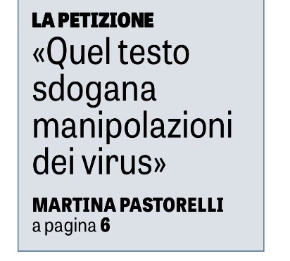 CathVoicesITA's tweet photo. ⚠️L’aspetto più assurdo e pericoloso del #TrattatoPandemico dell’#OMS: sdogana gli esperimenti sul guadagno di funzione per rendere i virus sempre più letali. Il #Covid dovrebbe aver insegnato che tale ricerca va stroncata non incoraggiata.

L’allarme dei giuristi su @LaVeritaWeb https://t.co/DY7Mtjob7I