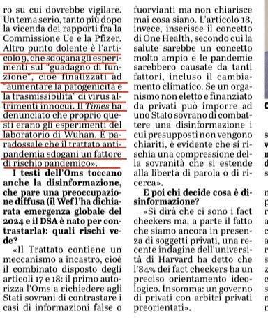 CathVoicesITA's tweet photo. ⚠️L’aspetto più assurdo e pericoloso del #TrattatoPandemico dell’#OMS: sdogana gli esperimenti sul guadagno di funzione per rendere i virus sempre più letali. Il #Covid dovrebbe aver insegnato che tale ricerca va stroncata non incoraggiata.

L’allarme dei giuristi su @LaVeritaWeb https://t.co/DY7Mtjob7I