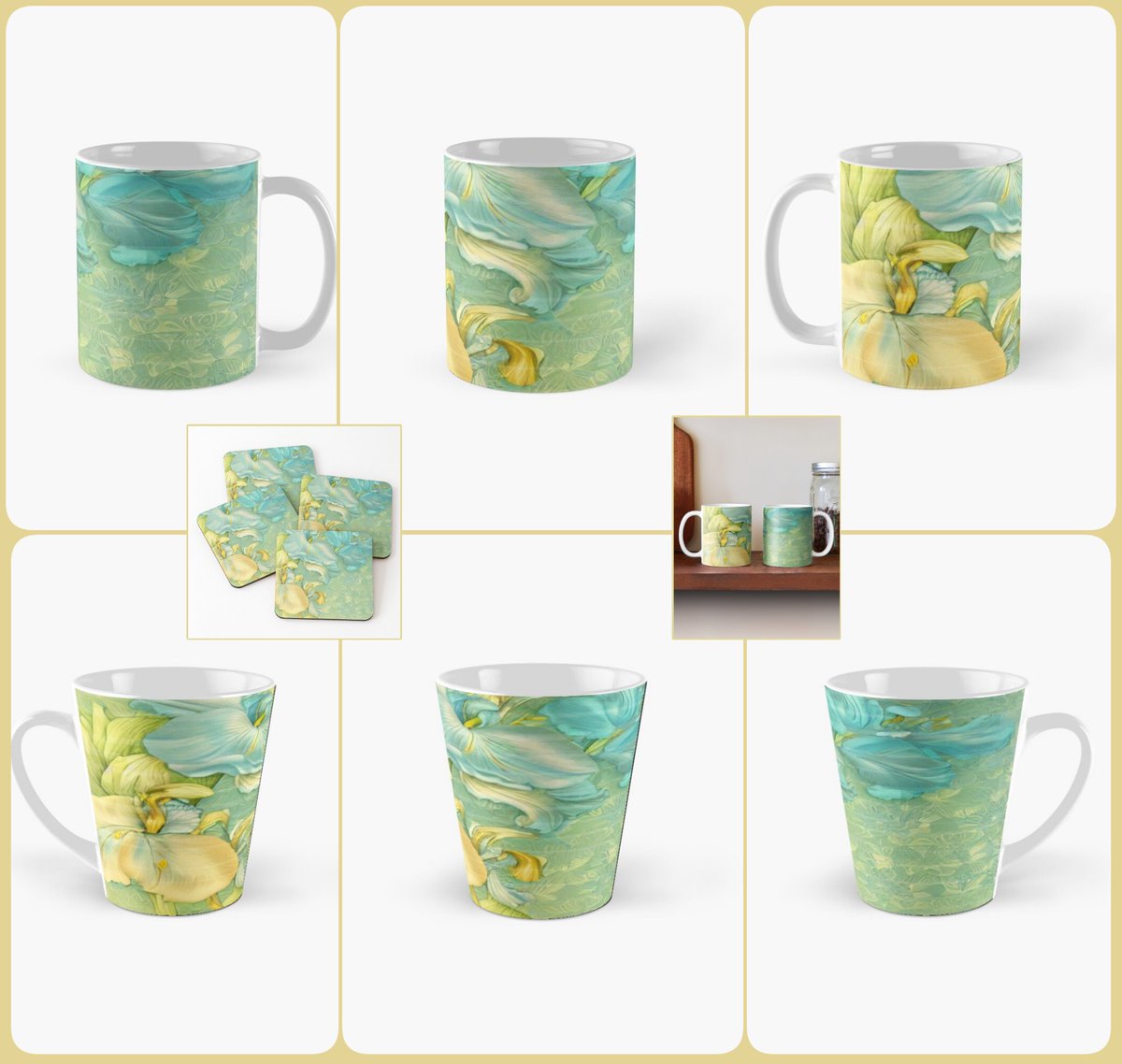 Merging Gratitude Coffee Mug~by Art Falaxy~ ~Be You Artfully~ #accents #homedecor #art #artfalaxy #coasters #mugs #puzzles #acrylicblocks #aprons #redbubble #trendy #modern #gifts #FindYourThing redbubble.com/i/mug/Merging-…