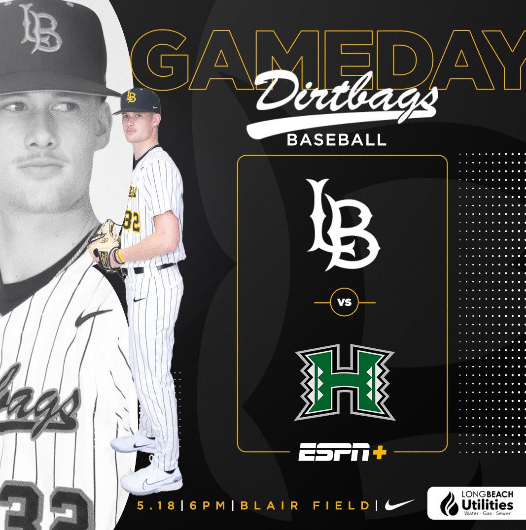 The Dirtbags are back at Blair Field tonight at 6pm as they take on Hawaii for game 2 of the series! #skoBags