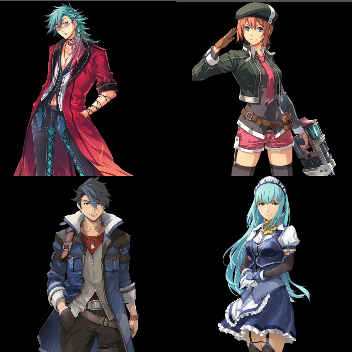 All the trails ( legend of heroes ) characters I want @Kotobukiya_EN to make into scales: