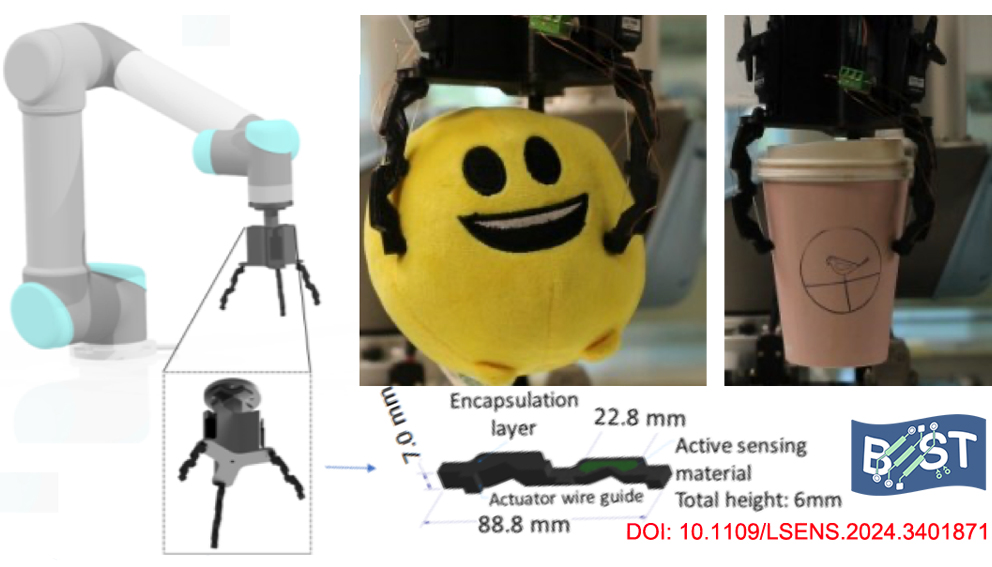 Bendable Electronics & Sustainable Technologies Gp (@grp_best) on Twitter photo 3D-Printed Perceptive Robotic End-Effectors with Embedded Multimodal Sensors - our new paper (ieeexplore.ieee.org/document/10531…) published in IEEE <a href="/sensorsletters/">IEEE Sensors Letters</a>. The end-effector, presented in this paper, was developed using multi-material additive manufacturing. Congrats Chirila et al. 3D-Printed Perceptive Robotic End-Effectors with Embedded Multimodal Sensors - our new paper (ieeexplore.ieee.org/document/10531…) published in IEEE <a href="/sensorsletters/">IEEE Sensors Letters</a>. The end-effector, presented in this paper, was developed using multi-material additive manufacturing. Congrats Chirila et al.