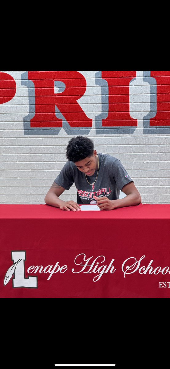 Congratulations to <a href="/MylesPrimas/">Myles Primas</a> and his family on his official signing with Montclair State! We couldn’t be prouder!