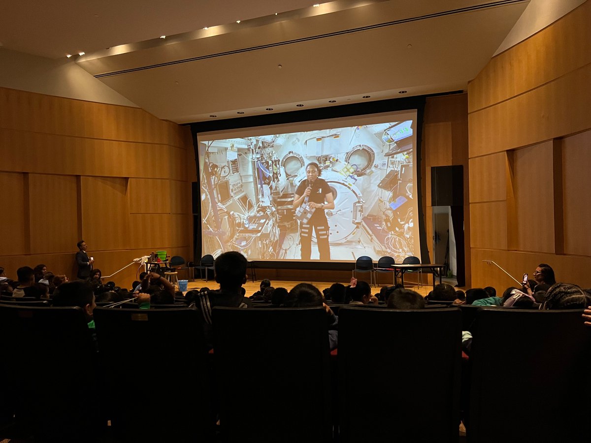 The first time astronaut @Astro_Jeanette made an appearance at NYSCI, she was celebrating our re-opening in Rocket Park. This time she was answering kids' questions live from space! Watch here: lnkd.in/e4SrKb3S Thank you @NASA for selecting NYSCI for this opportunity!