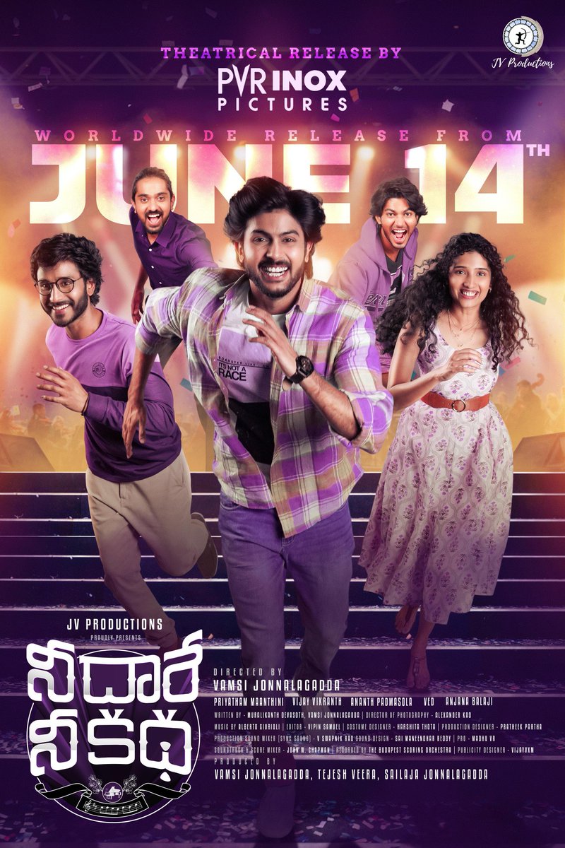rajeshmanne1's tweet photo. Watch Arjun and his orchestra on June 14th with

 #NeeDhaareyNeeKatha #NDNKOnJune14th 

@JVProductionsIn @VamsiJ1993 @tejesh_veera #SailajaJonnalagadda @priyatham_ar #AnjanaBalaji @AlbertoGiurioli #AlexKao @vrmadhu9 #NDNK https://t.co/9snoTI0azv
