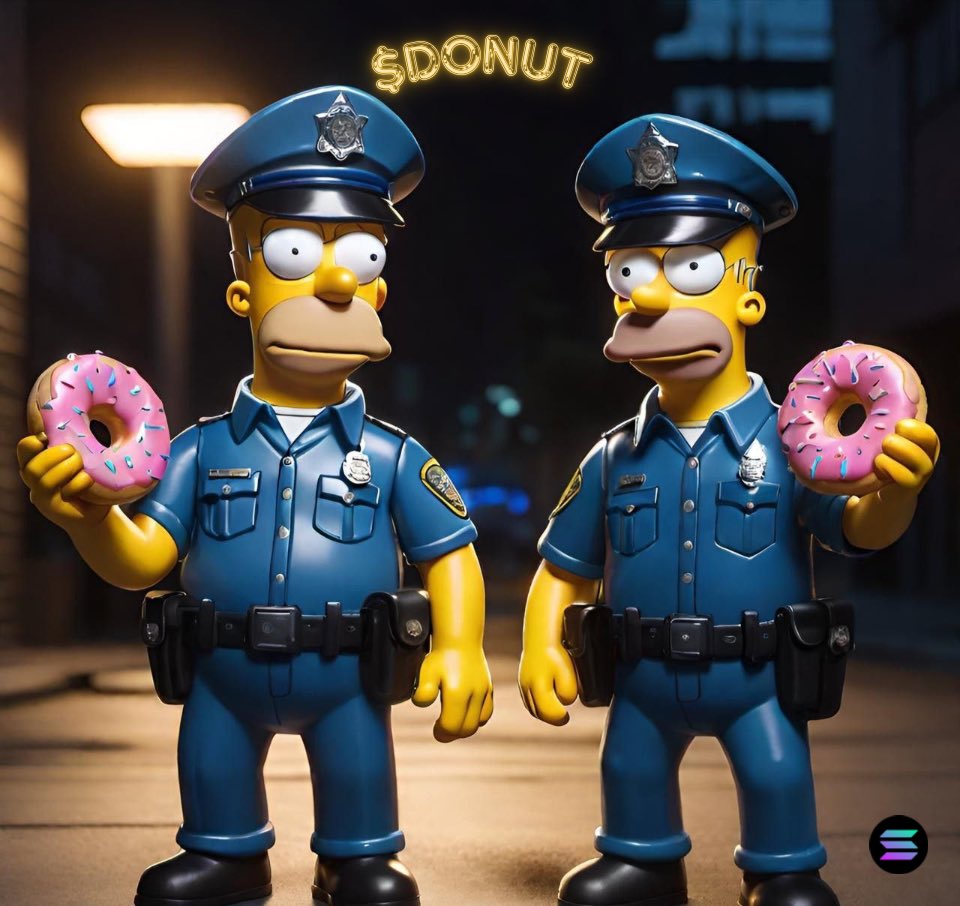 🚨 Good Cops eat Donuts on Solana 🚨

👮🏿‍♂️ 6️⃣🍩k Mcap

👮‍♀️ 2️⃣🍩🍩 Holding Strong 🦾

👮🏼‍♂️ Telegram/Raydium 🔗 Linktree on bio 

👮🏽‍♀️ Community full of Legends & Growing 🌱

We’re recruiting more Good Cops eating Donuts on Solana  🚔

$DONUT Contract 👇