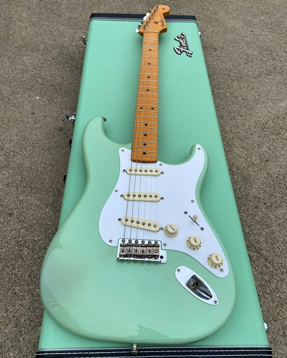 Fender Surf Green Strat #guitar #Fender #Stratocaster #Straturday