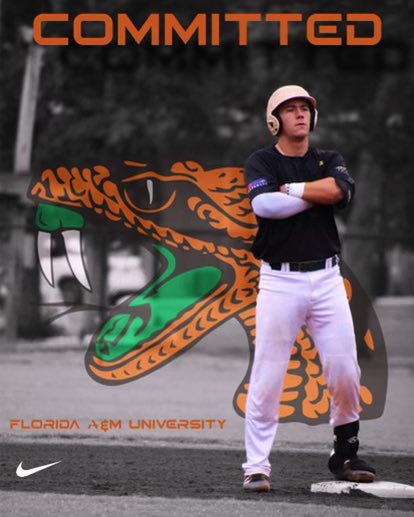 I am blessed and humbled to announce  that I have committed to play baseball for Florida A&amp;M University. First and foremost I would like to give all glory to God and to thank Him for this opportunity. GO Rattlers! 
<a href="/FAMU_Baseball/">Florida A&M Baseball ⚾️</a> <a href="/Baseball_bscc/">BishopState Baseball</a> <a href="/T13Beisbol/">T13 Baseball - American Legion Post 13</a>