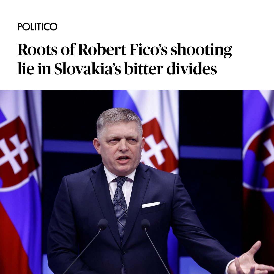 After the attempted assassination of Slovak PM Robert Fico this week, a minister expressed fear that the country is “on the verge of civil war.” But how did Slovakia get polarized to the point where political differences are being settled with guns? 🔗 trib.al/cxHSV2I
