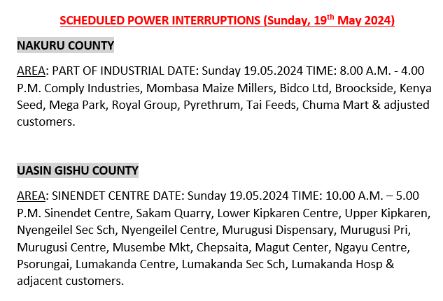 Kenya Power tweet media