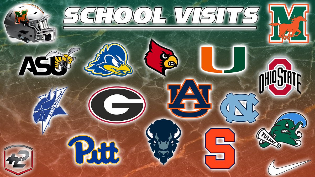 Week 3️⃣✅ Thank you to these colleges for swinging by to check out our student-athletes in school, practice & our scrimmage this morning! 📍4831 Greenland Rd.