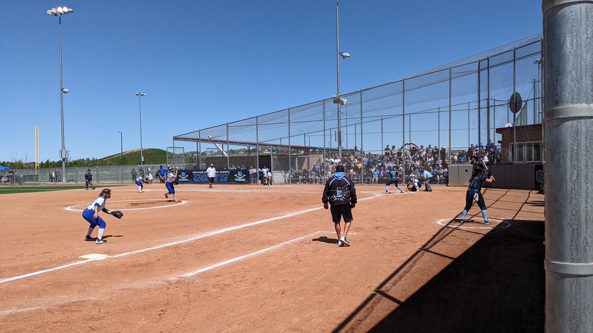 2024 Wyoming HS Softball State Championship game is underway between Thunder Basin and Cheyenne East.