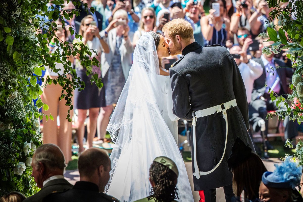 Harry and Meghan tied the knot on the 19 May 2018 #LoveWins We celebrate #Sussexes6thAnniversary Meghan and Harry are happily married and we love to see that #LoveWon
