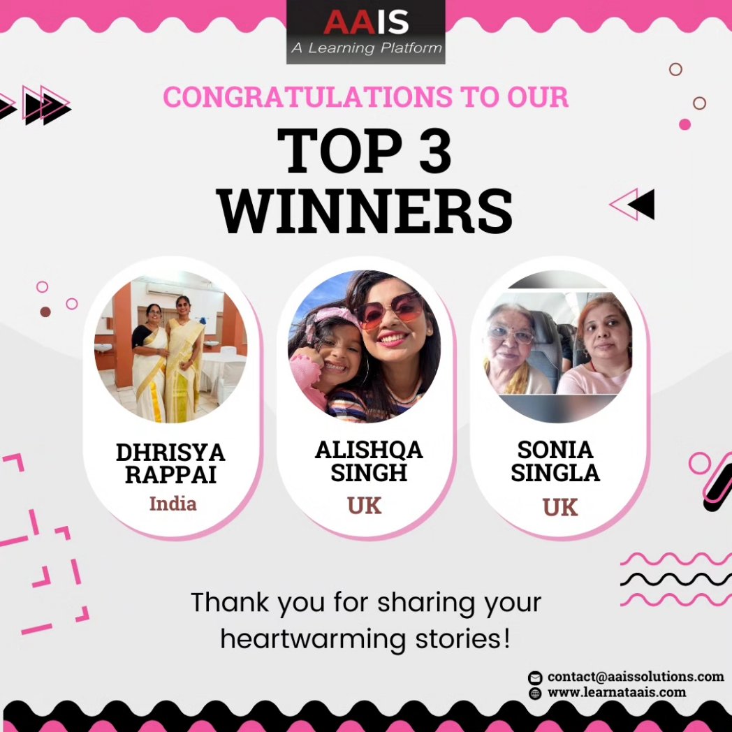 Congratulations to the winners and thank you to everyone who participated and shared their beautiful stories.

#motherhood #mothersday #mother #momlife #love #momlove #motherlove #momlove #mothersdaycontest #celebratemom #momappreciation #motherhood #momandme
#mymommy #bestmom