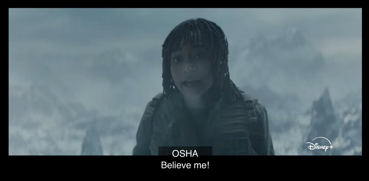 COMO ASSIM? 😳

Nas legendas do novo spot de THE ACOLYTE, a personagem de Amandla Stenberg não é referenciada como Mae, mas sim como OSHA.