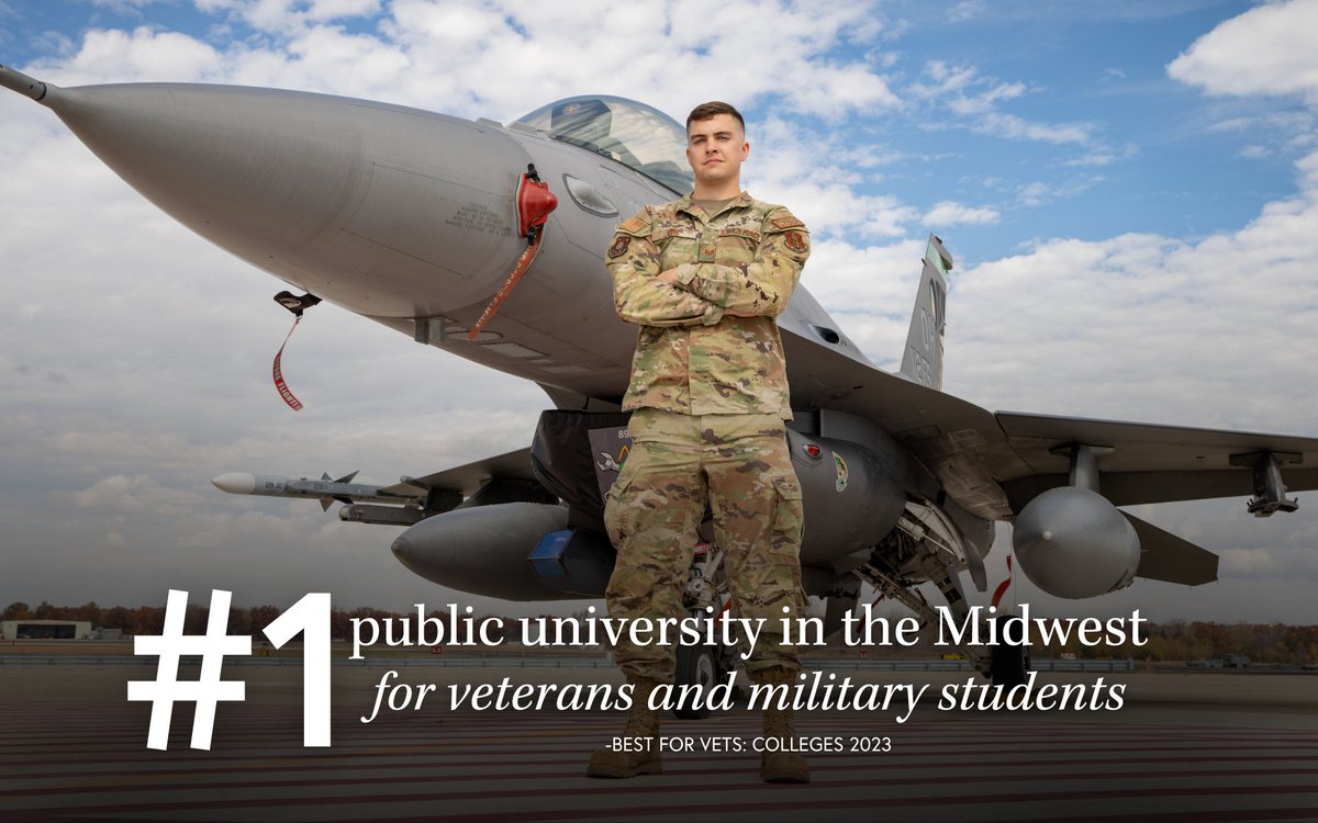 Today and every day, we salute our brave active military members. At #BGSU, we're proud to be the #1 university in the Midwest for veterans and military students. Thank you for your service and sacrifice.🇺🇸 #ArmedForcesDay 📰: bit.ly/3QsRaei
