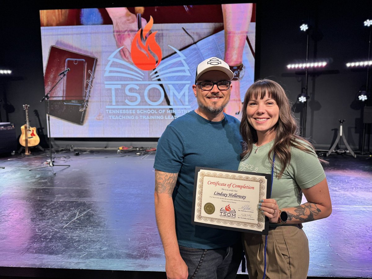 Please join us in congratulating our executive director, pastor Lindsay Holloway for her level 2 graduation from the Tennessee School Of Ministry!

We are so proud of you and the work that God is doing in your life and in our ministry! Congratulations!

#thisisliving #tilm