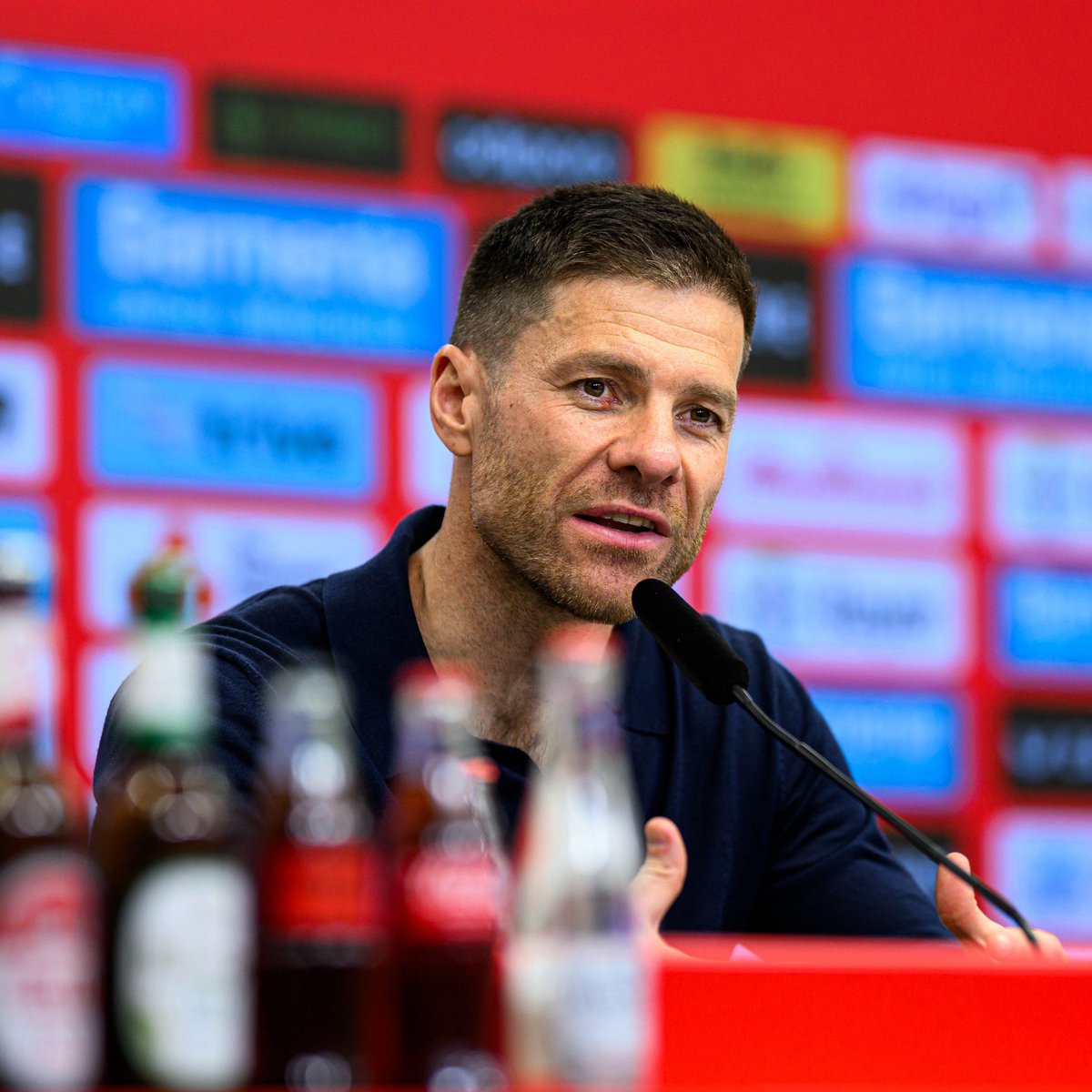 🗯️@XabiAlonso: 'The fans can celebrate today. We'll enjoy it and then recover tomorrow. It's an important day for the club and it's totally deserved to become champions undefeated. Unbelievable! We'll need some time to let that sink in.'

#DeutscherMeisterSVB #Winnerkusen