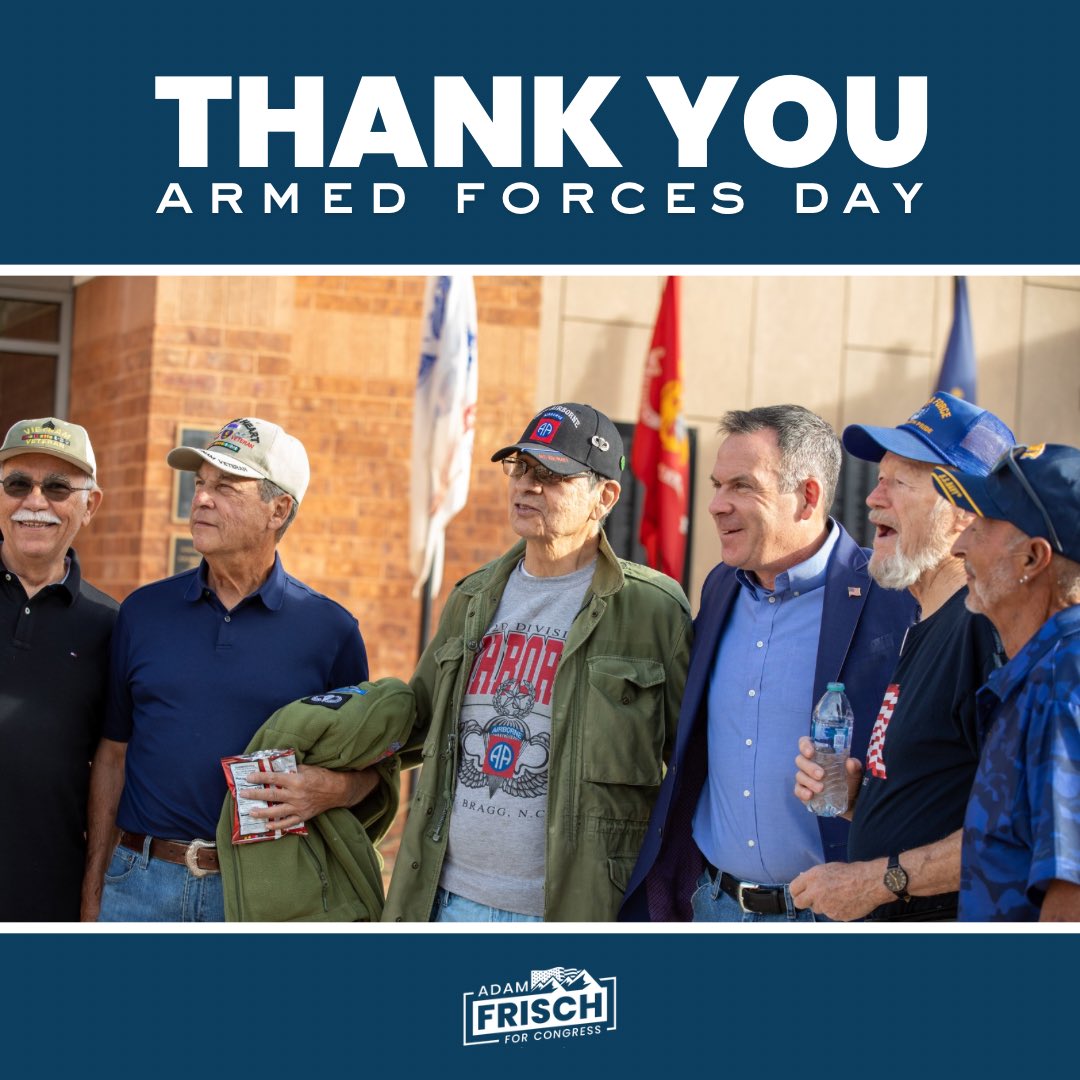 Our veterans and brave service members currently in uniform make America safer and more secure. On Armed Forces Day, we honor their courage and sacrifice.