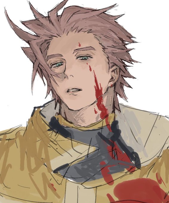 「blood blood on face」 illustration images(Latest)