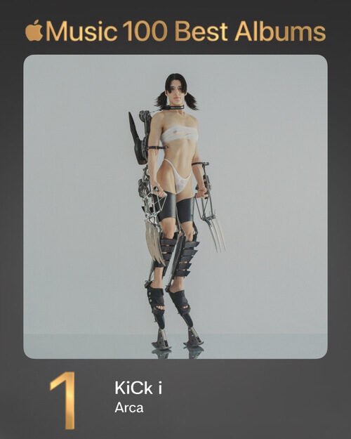 apple music ranks arca’s ‘KiCk i’ as the best album of all time