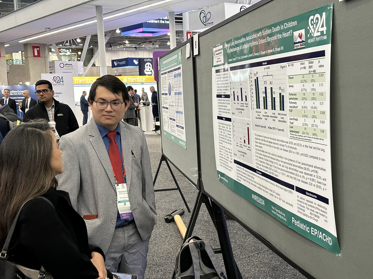 Dr @tai_truyen presenting his work on the #SteatoticLiverDisease and #SuddenCardiacArrest connection #HRS2024 @SmidtHeart @CedarsSinaiMed @CedarsSinai #CCAP #EPeeps #CardioTwitter