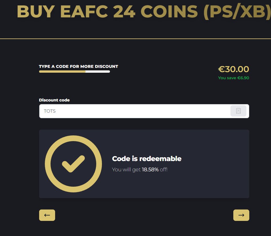 GET 1 MIL for 30€ / 26£ BULK ORDERS GET MORE DISCOUNT !! CHEAPEST & SAFEST COINS AVAILABLE WE MATCH ANY PRICE right now .... !!! ready to rumble 😊😘 #EAFC #EAFC24 #FC24Coins #EAFCCOINS #EAFC24COINS #FCCOINS