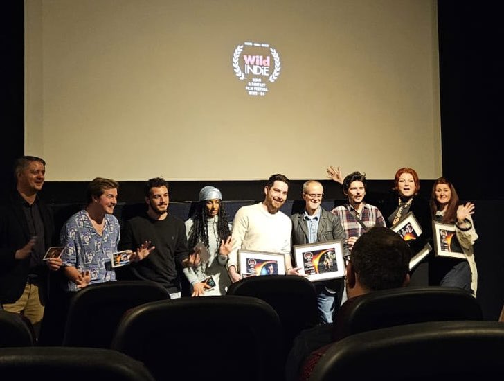 More fantastic news: 
We won two awards at <a href="/wisfff/">Wild Indie Sci-Fi & Fantasy Film Festival</a> today. 
Our director, @Sixty2UK Griff &amp; one of our stars, <a href="/FrancescaLWhite/">Francesca L White</a> were there to pick up the awards for Best Short Under 10 minutes and Best First-time Filmmaker. 
Congratulations again to our wonderful team! #scifi